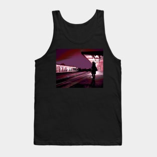 Chiswick Station Girl, Purple Tank Top